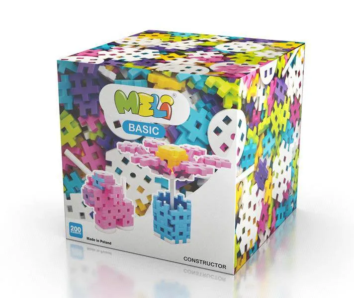 Bloques Meli · Basic Pastel Constructor 200 piezas