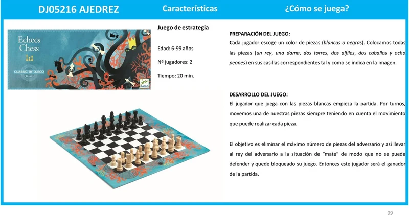 Juego Clásico Ajedrez · DJECO
