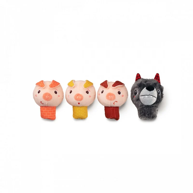 Marionetas de Dedo · Los tres cerditos