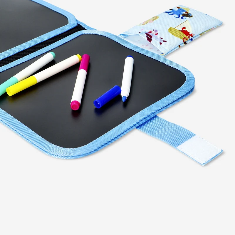 Drawing folder. With markers