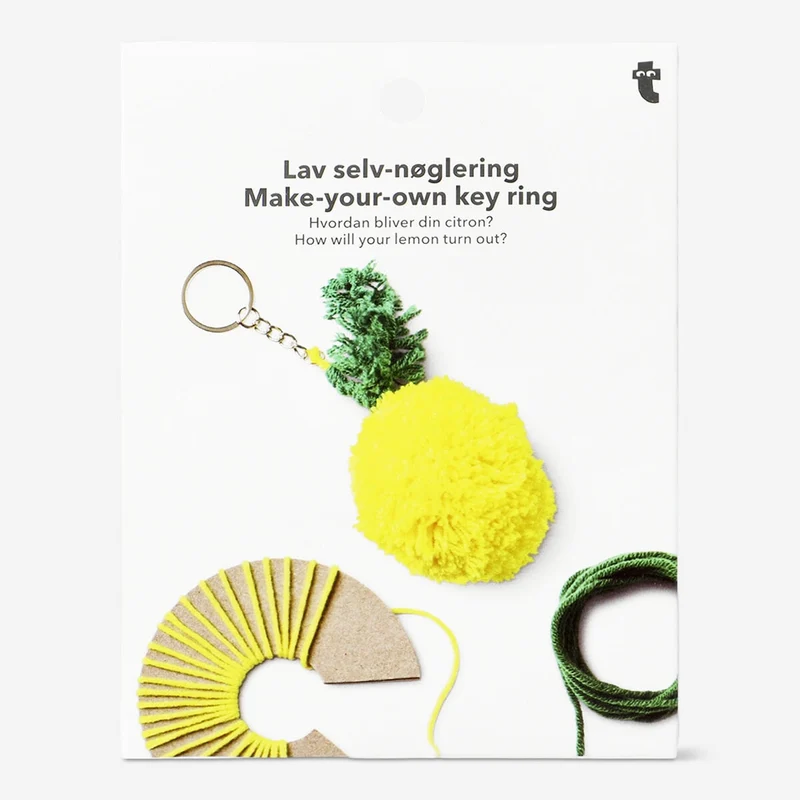 Make-your-own lemon key ring