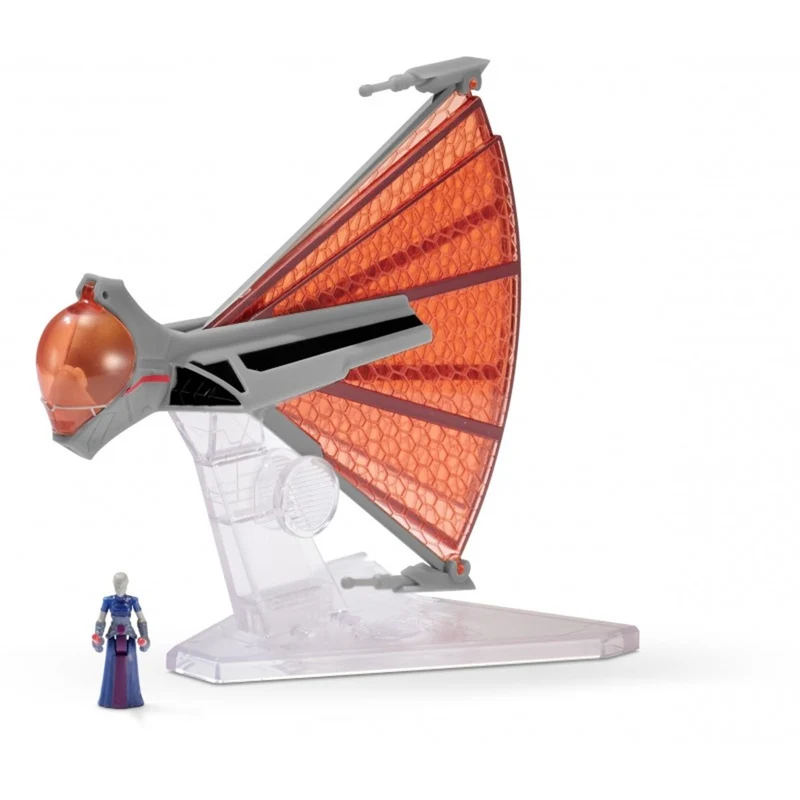 Figura Caza Estelar Ginivex de Asajj Ventress - Star Wars Micro Galaxy 8cm