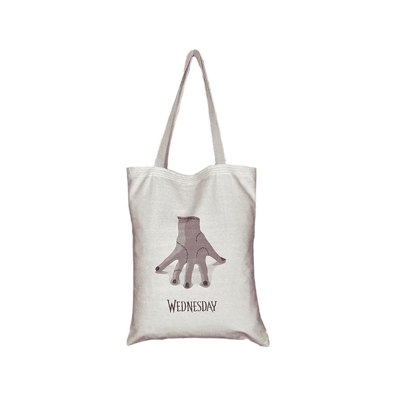 Bolsa Tote Wednesday Addams – Diseño de 'Thing' de la Serie de Netflix