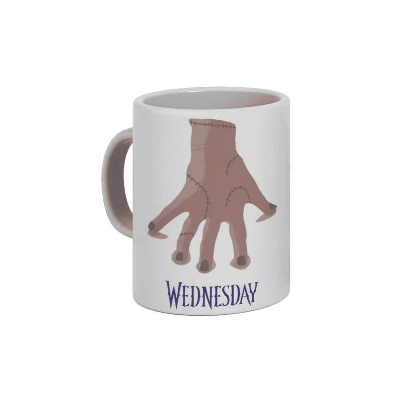 Miércoles Taza de Sublimación 'Wednesday - Thing' - Serie de Netflix