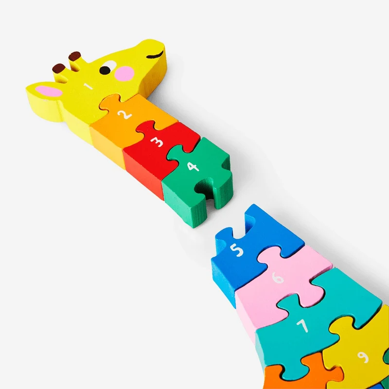 Number puzzle - Giraffe
