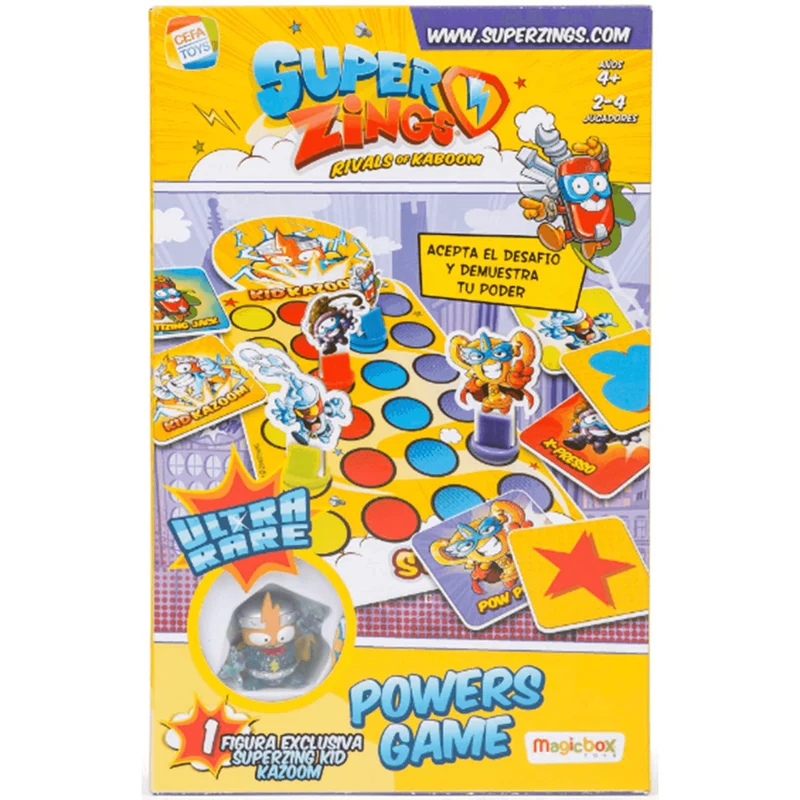 Superzings Juego de Mesa Kid Kazoom Rare