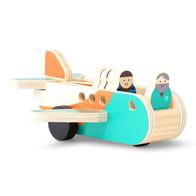 Wooden airplane
